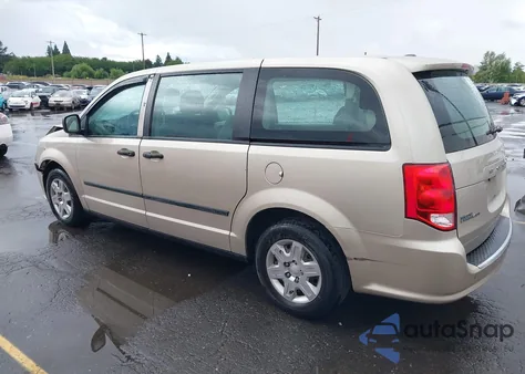 2013 Dodge Grand Caravan American Value Pkg from USA, damaged, VIN 2C4RDGBG2DR507962